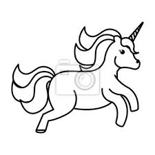 Bilder zum nachzeichnen fur anfanger und. Einhorn Tier Horn Symbol Vektor Illustration Design Zeichnen Leinwandbilder Bilder Schone Einhorn Gehornte Myloview De