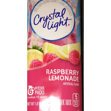 Calories In Drink Mix Raspberry Lemonade From Crystal Light