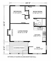Add To The Living Room Area Make Bunk Room Into Laundry Room Scoot Kitchen Down And Create A Foyer Betwe Tiny House Floor Plans House Plans Tiny House Plans