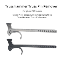 Multifunctional Truss Tool 2-in-1 Aluminum Truss Hammer & Pin Remover –  Tool For Stage Truss Assembly/Disassembly (Fits 48-51mm Tubes) DJ Lighting  ...