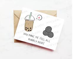 Design your own debit card. Anniversary Card For Him You Make Me Feel All Bubbly Inside Etsy
