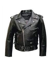 Biker Jacket Leather Men Style With Side Laces Leather Jacket Style Motorcycle Jacket Mens Jackets
