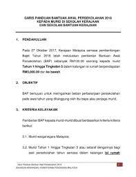 Garis panduan bantuan awal persekolahan 2018. Garis Panduan Bantuan Awal Persekolahan 2018 Flip Ebook Pages 1 42 Anyflip Anyflip