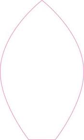 Flower Petal Template Paper Flower Decor Paper Flower Patterns