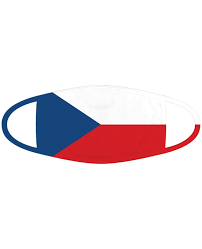 Les couleurs utilisées sur le drapeau sont bleu, rouge, blanc. Masque Sublimable Taille L Drapeau Republique Tcheque Tunetoo