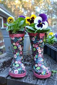 Plant Pansies Pansies Pansies Flowers Creative Garden Pots