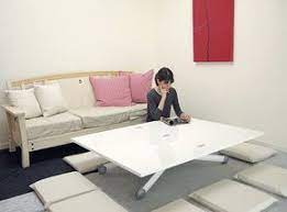 日本の住まいを考えて作られたリフティングテーブルは 伸張式昇降テーブルです テーブル インテリア デザイナーズチェア