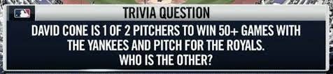 A team of editors takes feedback from our visitors to keep trivia as up to date and as accurate as possible. Yankees Trivia On Yes Yankstriviayes Twitter