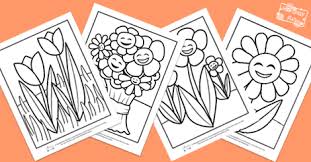 Coloring page kids barca fontanacountryinn com. Flower Coloring Pages For Kids Itsybitsyfun Com