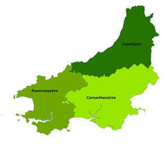 Pembrokeshire coast national park preserves the county's scenic coast and the preseli hills. The West Wales Region West Wales Biodiversity Information Centre