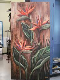 Acrylic Bird Of Paradise Painting Acrylic On Canvas Bird Of Paradise Flower Paradise Painting Birds Of Paradise Birds Of Paradise Flower