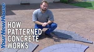 I made diy concrete pavers for a concrete patio project i am working on. How To Make Concrete Look Like Stone Or Pavers Building Your New House Youtube