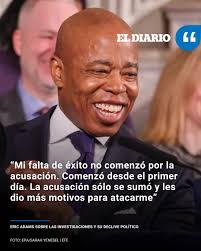 Eric Adams en Fordham Rd, El Bronx