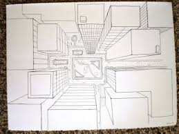Birds Eye View Cityscape Drawing Art Of Leica November 2009 Perspective Drawing Perspective Art Birds Eye View City