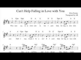 Can T Help Falling In Love Elvis Presley Sax Cover Sheet Music Pdf W Lyrics Chords Youtu Falling In Love Elvis Saxophone Sheet Music Saxophone Music