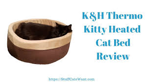 The k&h manufacturing thermo kitty bed is the perfect place for your feline friend to get a comfortable rest. K H Thermokitty Heated Cat Bed Review Youtube