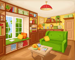 Watching tv in living room clipart. Living Room Clipart Free