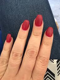 Please note that this product requires a uv or led light to cure and. Matte Gel Red Nails Novocom Top