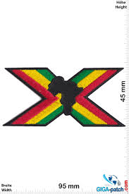 To the west of hispaniola islands (haiti & the dominican republic) and to the northwest of cayman islands. Jamaica Flag Jamaica Reggae Patch Back Patches Patch Keychains Stickers Giga Patch Com Biggest Patch Shop Worldwide