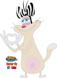 81531 - safe, artist:gt4tube, olivia (oatc), cat, feline, mammal, anthro,  plantigrade anthro, oggy and the cockroaches, xilam, 2d, belly button, bow,  female, hair accessory, hair bow, high res, inkscape, logo, on model,