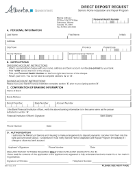 Yes, you can change your address, phone number, and email address online, as well as your user id and password and your bank information. Https Www Alberta Ca Assets Documents Sharp Direct Deposit Form Pdf