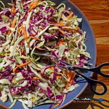 Angel hair coleslaw for fish tacos. Apple Cabbage Slaw Recipe The Mountain Kitchen
