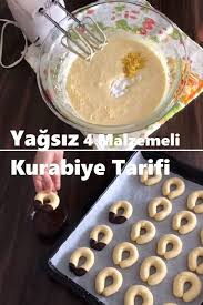 yagsiz 4 malzemeli kurabiye tarifi desserts food food and drink