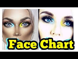 Makeupgeek Face Chart Makeup Milk1422 Speed Tutorial