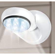 These can be used indoors or outdoors to enhance your home protection. Motion Activated Led Light Cordless Battery Powered Sensor On Tv Fit Angel Base Walmart Com Walmart Com