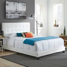 See more ideas about upholstered platform bed, upholster, upholstered panel bed. Rest Rite Channing White Full Tufted Upholstered Platform Bed Hdchanwdb The Home Depot