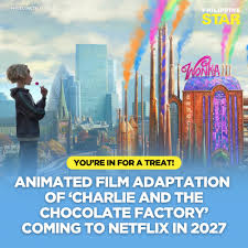 CAN'T WAIT FOR 'CHARLIE VS. THE CHOCOLATE FACTORY' 🍫 Netflix announced on  Thursday that “Charlie vs. the Chocolate Factory,” its animated film  adaptation of Roald Dahl's hit classic, “Charlie And The Chocolate