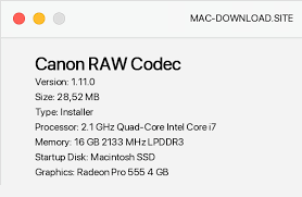 The global differences between the variants can be found below. Download Canon Raw Codec 1 11 0 For Free From Mac Download Site