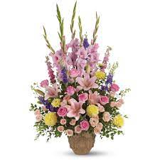 Our flowers are proudly australian grown by farmers we meet and talk to every day. Send Ever Upward Bouquet By Teleflora In Melbourne Fl From Buds Bows Funeral Flowers Yellow Flower Arrangements Get Well Flowers