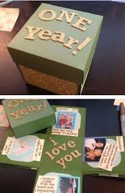 The Exploding Box For One Year Anniversary Boyfriend Gifts Diy Gifts 1 Year Anniversary Gifts