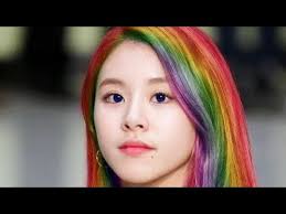 Sections show more follow today sorry, vegetarians: Twice Chaeyoung With Rainbow Hair Edit Requested By Strawberry Ni Chaeng Youtube