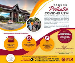 Ybhg ketua pengarah bersama pihak pengurusan nadma menziarahi keluarga allahyarhamah pbt (pa) nor hezlina nazrin. Tabung Prihatin Covid 19 Utm Official Web Portal Of Universiti Teknologi Malaysia