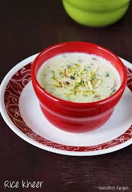 Kheer Recipe How To Make Rice Kheer Recipe Rice Kheer Kheer Recipe Tasty Vegetarian Recipes