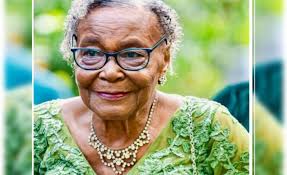 Death Announcement of 90 year old Mrs Florence Laville nee Simon also known  as Ma Laville of Zicak Portsmouth