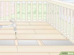 Deck boards will crack, rot, and begin to pull up, requiring you to remove and replace boards. Easy Ways To Replace Boards On A Deck With Pictures Wikihow