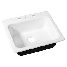 Evier De Cuisine En Fonte Streamline 25 Po Blanc Reno Depot