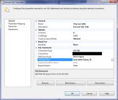 Ssdt Execute Sql Task Is Not Resolving Parameters Sqlservercentral