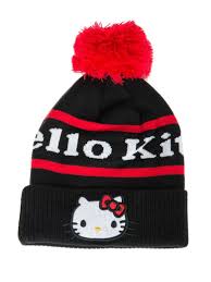 Gcds Hello Kitty Cap In Black Modesens Hello Kitty Clothes Beanie Hello Kitty