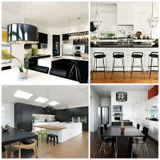 La pièce devient alors furieusement moderne. Cuisine Noir Et Blanc Une Deco Elegante Et Intemporelle