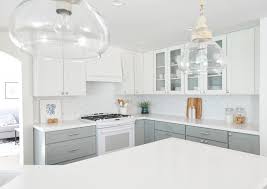White cabinet built in bathroom storage ideas. Centsational Remodel Features White And Gray Kitchen Cabinets