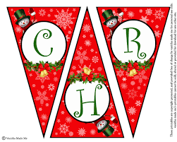 Use these free printable banner letters, which are perfect for any occasion, especially birthdays, and can be customized. Cut Out Merry Christmas Letter Banner Printable
