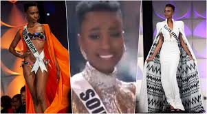 Zozibini tunzi was the first black woman from south africa to win the miss universe crown, she won the title on december 8, 2019. Miss Universe 2019 Winner Name Is Zozibini Tunzi Of South Africa Miss Puerto Rico And Miss Mexico Declared 1st And 2nd Runner Up At 68th Annual Miss Universe Competition Latestly