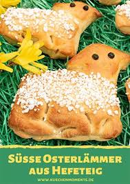 Susse Osterlammer Aus Hefeteig Rezept Hefeteig Rezepte Und Lebensmittel Essen