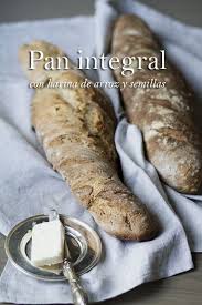 Pan Integral Con Harina De Arroz Y Semillas Como Hacer Pan Integral Comida Vegana Recetas Pan Integral Con Semillas