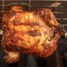 Add chicken to rotisserie rod and lock in using the rotisserie forks. Rotisserie Chicken With A Buttermilk Brine Hey Grill Hey