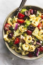 Greek Tortellini Pasta Salad Creme De La Crumb Recipe Pasta Salad With Tortellini Pasta Salad Recipes Delicious Salads